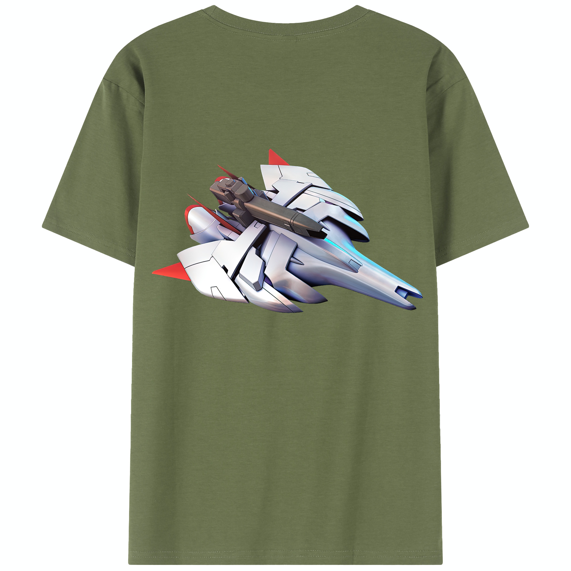 （画像用） 機動戦士ガンダム Mobile Suit Gundam 綿100％半袖Tシャツ（背面プリント）